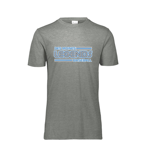 [FTSCUBGY-AS-LOGO1] Decker Men's Tri-Blend T-Shirt - Short Sleeve (Adult S, Gray, Logo 1)