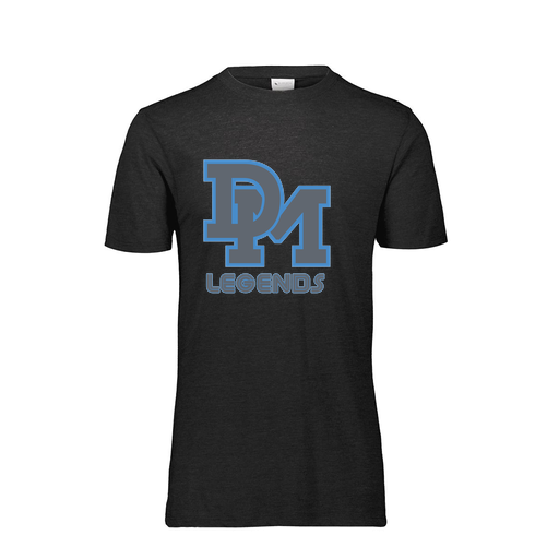 [FTSCUBBK-YS-LOGO2] Decker Youth Tri-Blend T-Shirt - Short Sleeve (Youth S, Black, Logo 2)