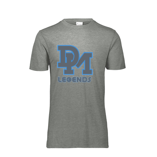 [FTSCUBGY-YS-LOGO2] Decker Youth Tri-Blend T-Shirt - Short Sleeve (Youth S, Gray, Logo 2)