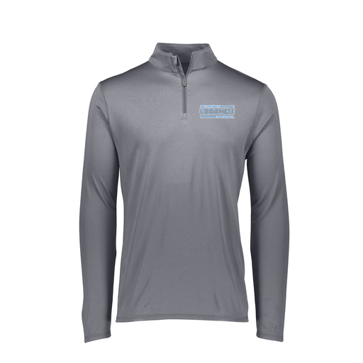 [FTLQFLGY-FAXS-LOGO1] Decker Women's Flex-Lite 1/4 Zip Shirt (Female Adult XS, Gray, Logo 1)