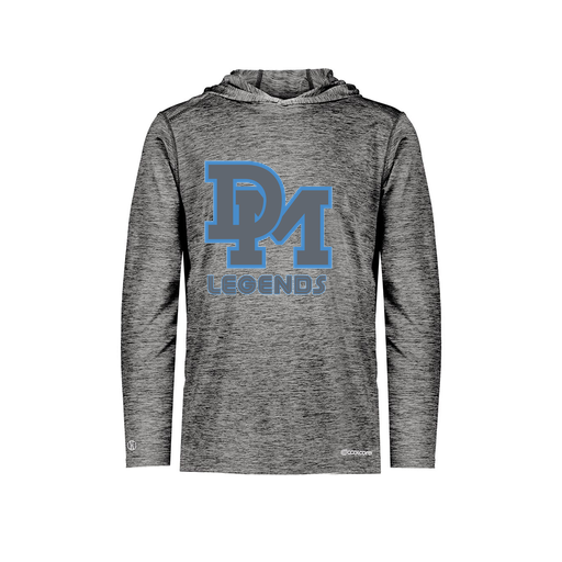 [FOLHCGBK-YS-LOGO2] Decker Youth Charge Hoodie (Youth S, Black, Logo 2)