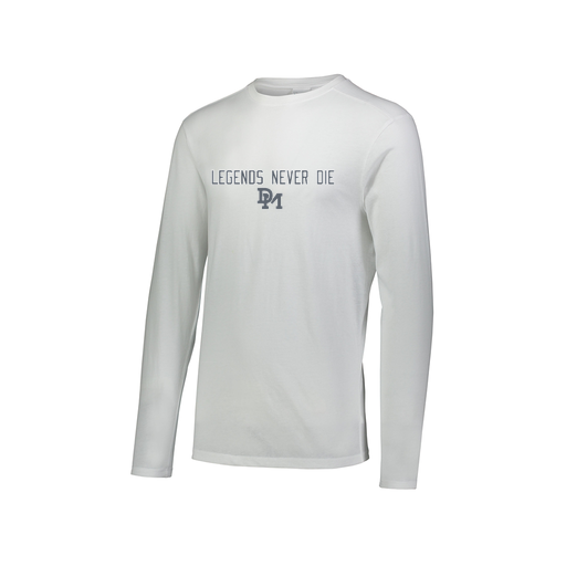 [FTLCUBWH-AXS-LOGO3] Decker Men's Tri-Blend T-Shirt - Long Sleeve (Adult XS, White, Logo 3)