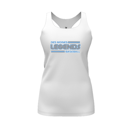 [FT0TRBWH-FYS-LOGO1] Decker Racerback Tank Top (Female Youth S, White, Logo 1)