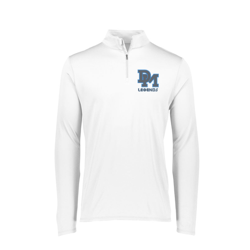 [FTLQFLWH-FAXS-LOGO2] Decker Women's Flex-Lite 1/4 Zip Shirt (Female Adult XS, White, Logo 2)