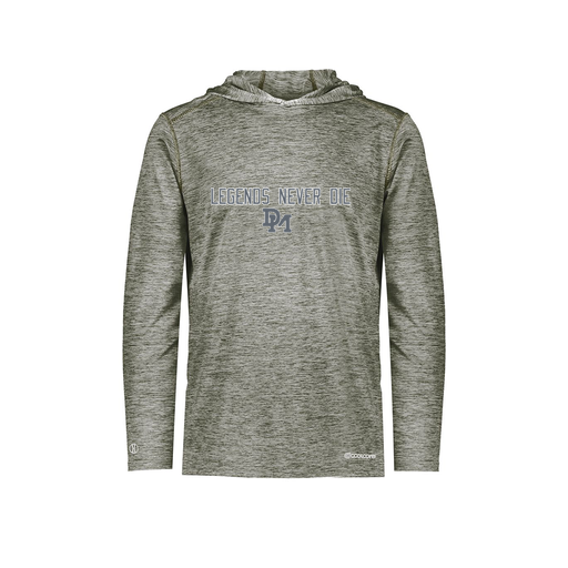 [FOLHCGGY-AS-LOGO3] Decker Men's Charge Hoodie (Adult S, Gray, Logo 3)