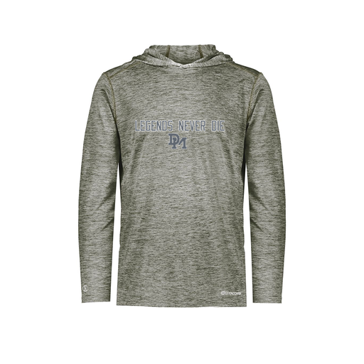 [FOLHCGGY-YS-LOGO3] Decker Youth Charge Hoodie (Youth S, Gray, Logo 3)